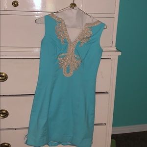 Lilly Pulitzer cocktail dress bar barely worn